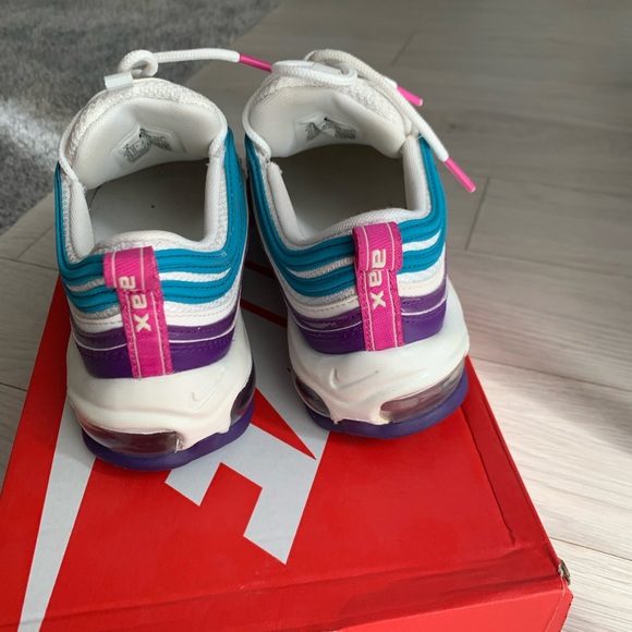 Women's Nike Air Max 97 Summit White/Bright Spruce CI7388 101 Size 6 - Picture 3 of 7